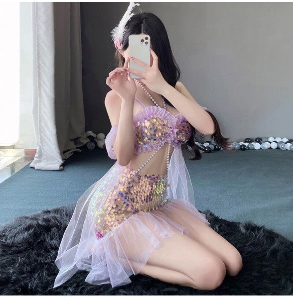 FEE ET MOI - Fantasy Mermaid Princess Dress (Purple) FEE ET MOI - Fantasy Mermaid Princess Dress (Purple)